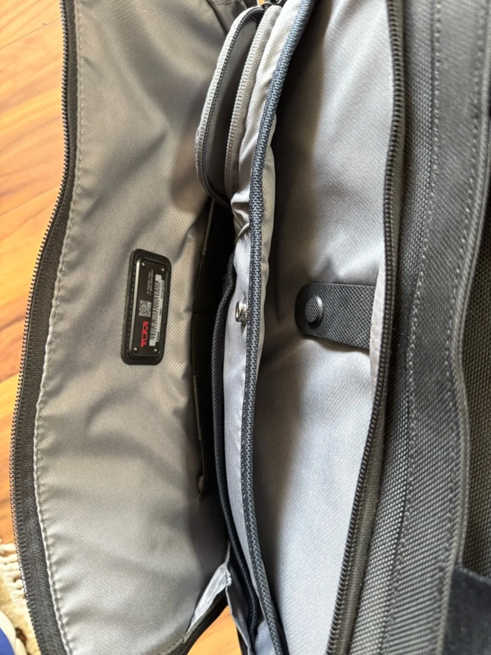 Tumi Alpha 2 Black Nylon Framed Soft Duffel Bag